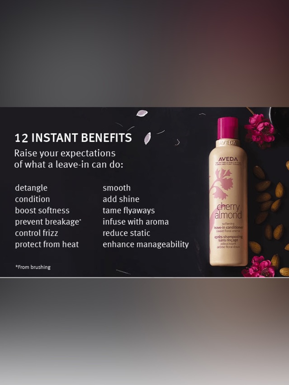 Aveda Cherry Almond Softening Leave-In Conditioner - Picture 2 of 4